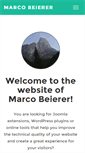 Mobile Screenshot of marcobeierer.com
