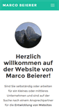 Mobile Screenshot of marcobeierer.de